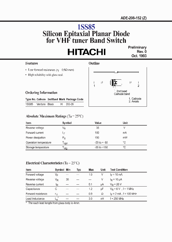 1SS85_400734.PDF Datasheet