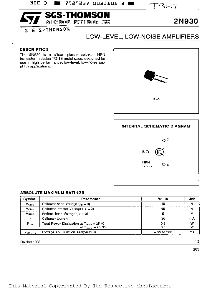 2N930_397566.PDF Datasheet