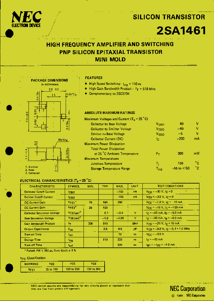 2SA1461_398086.PDF Datasheet