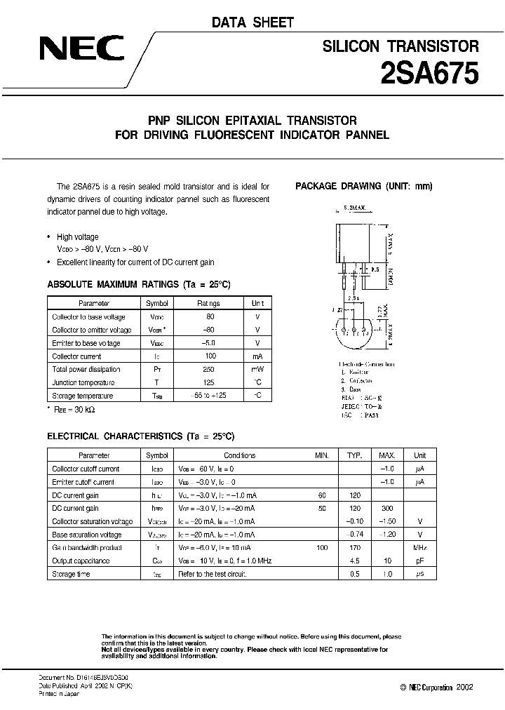 2SA675_403471.PDF Datasheet