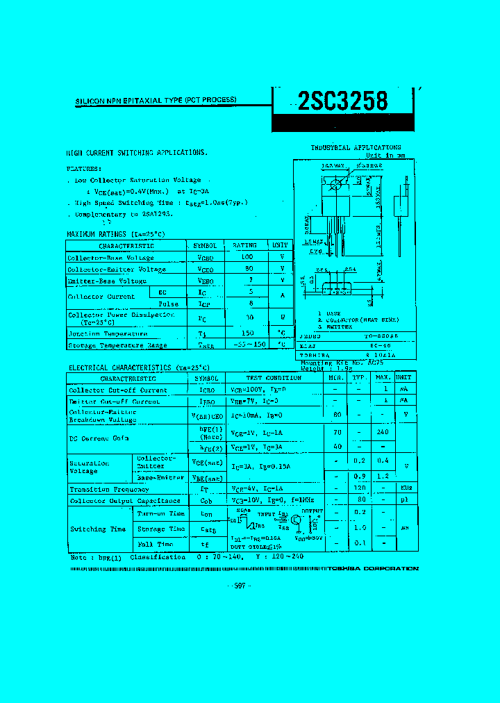 2SC3258_427902.PDF Datasheet