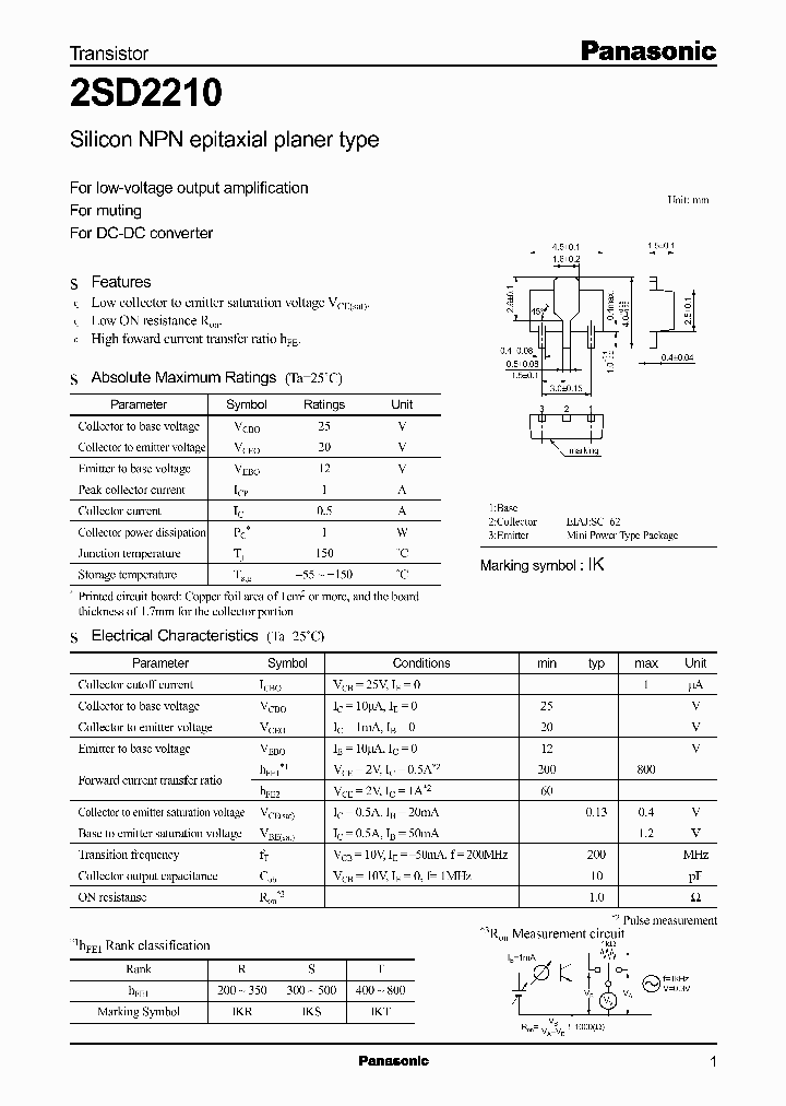 2SD2210_404378.PDF Datasheet