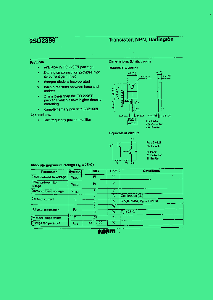 2SD2399_167888.PDF Datasheet