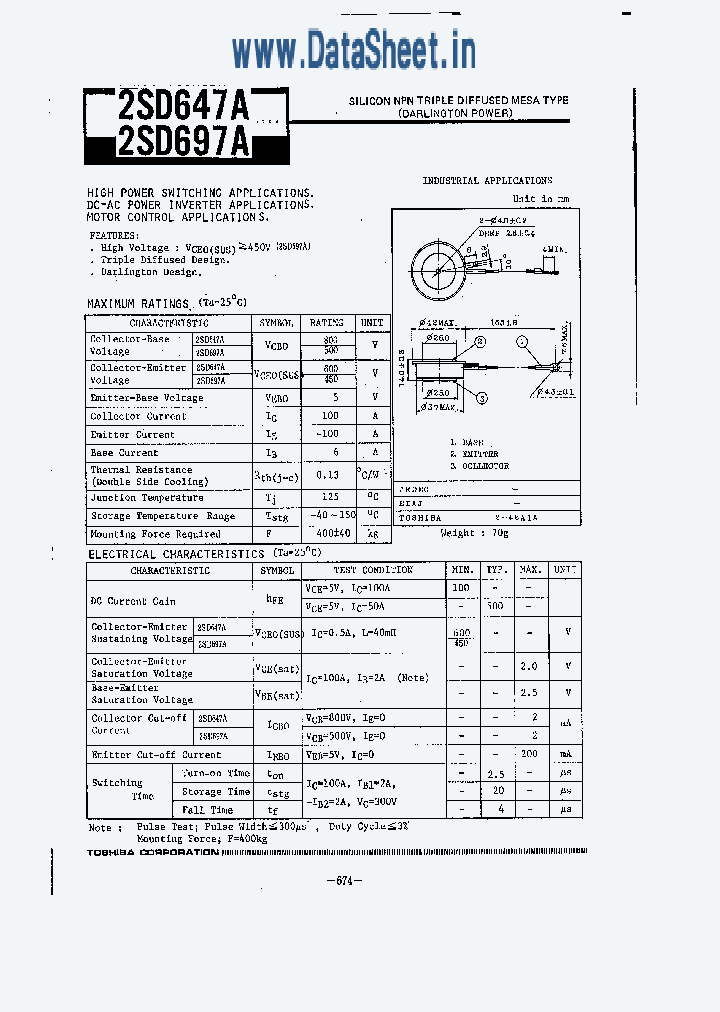 2SD697A_431763.PDF Datasheet