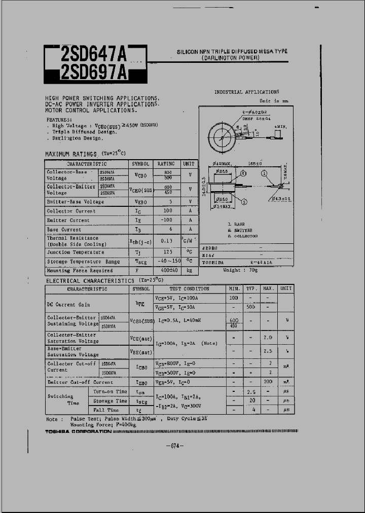 2SD697A_431764.PDF Datasheet