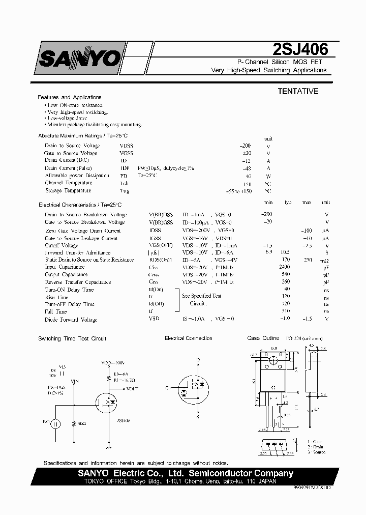 2SJ406_413225.PDF Datasheet
