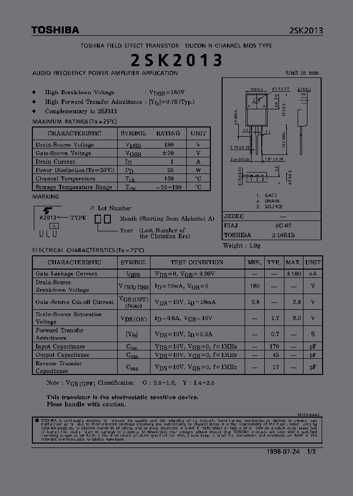 2SK2013_405938.PDF Datasheet