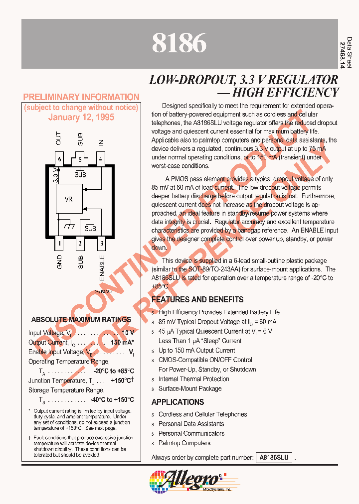 A8186SLU_408538.PDF Datasheet