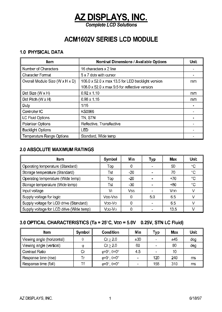 ACM1602V_387419.PDF Datasheet