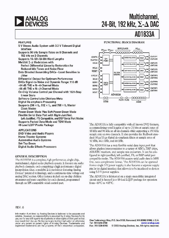 AD1833AAST_410360.PDF Datasheet
