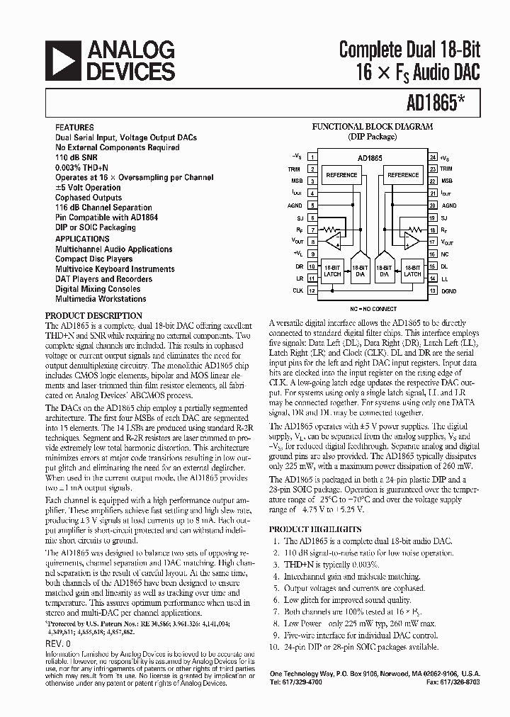 AD1865P_393983.PDF Datasheet