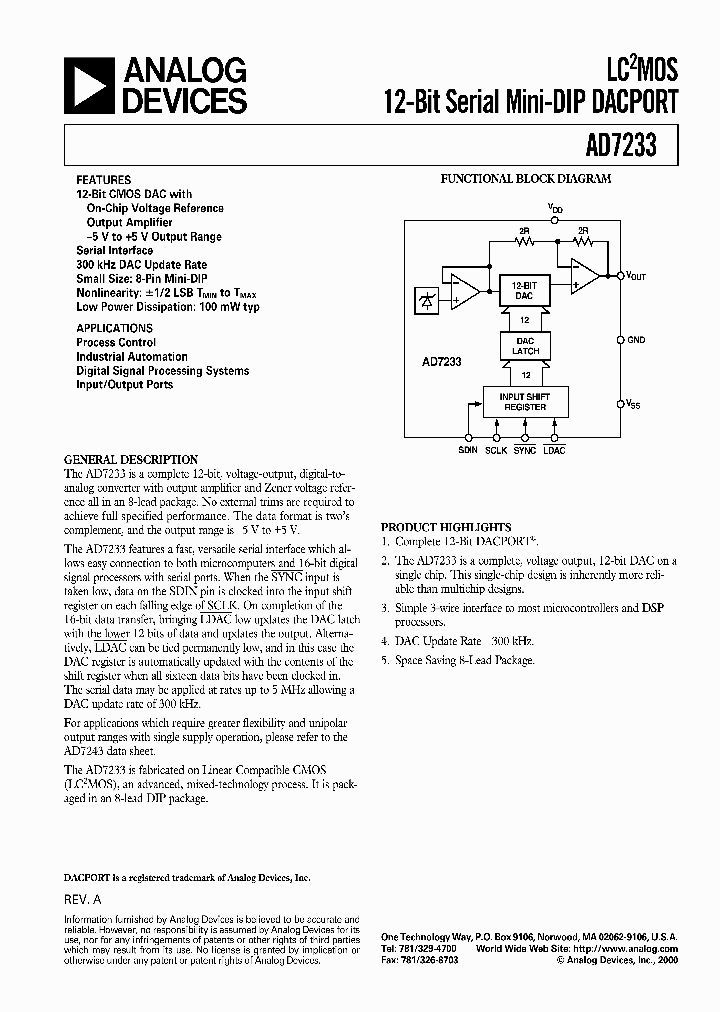 AD7233_20854.PDF Datasheet