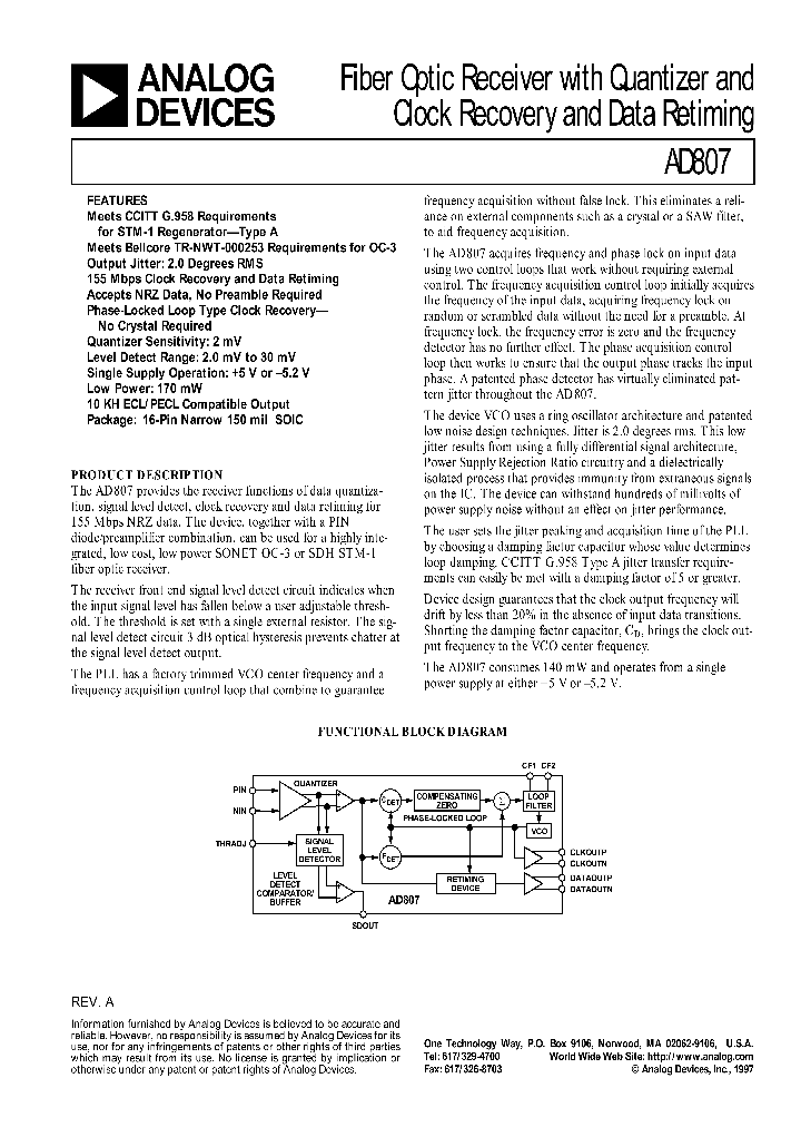 AD807A-155BR_236227.PDF Datasheet