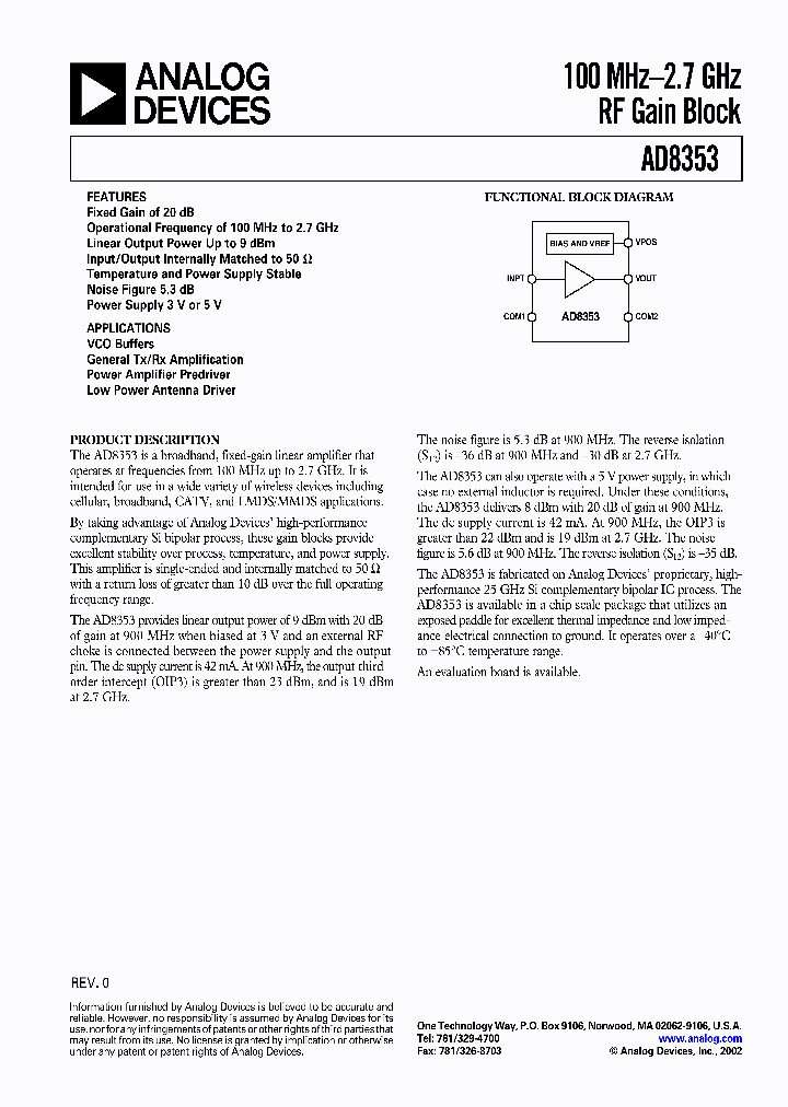 AD8353_434094.PDF Datasheet