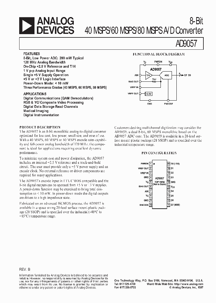 AD9057_130283.PDF Datasheet