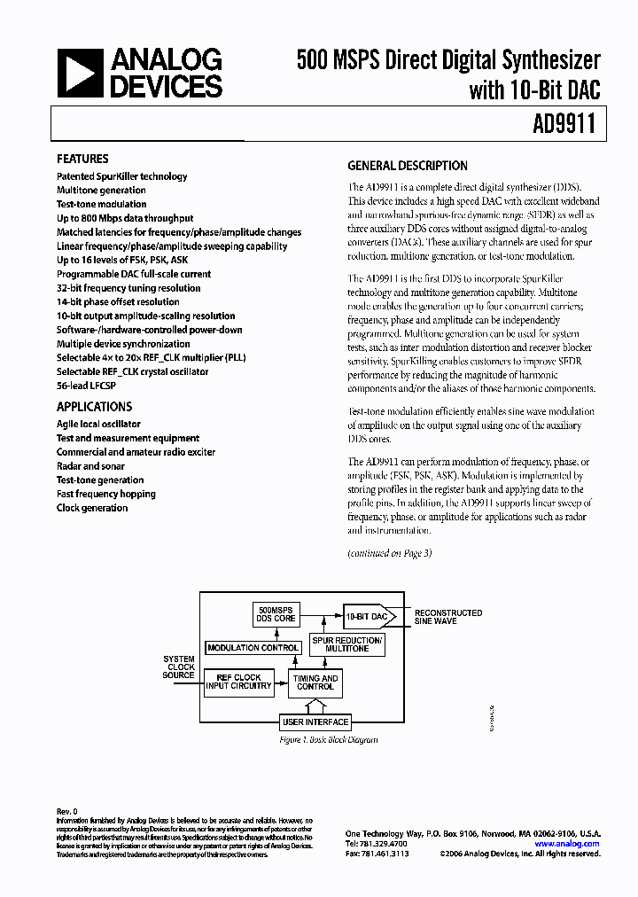 AD9911_430071.PDF Datasheet