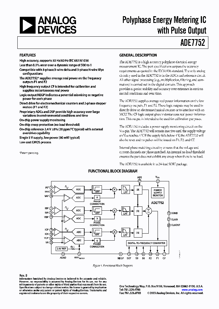 ADE7752ARRL_412839.PDF Datasheet