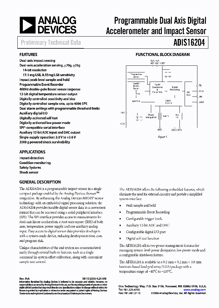 ADISB16204_433314.PDF Datasheet