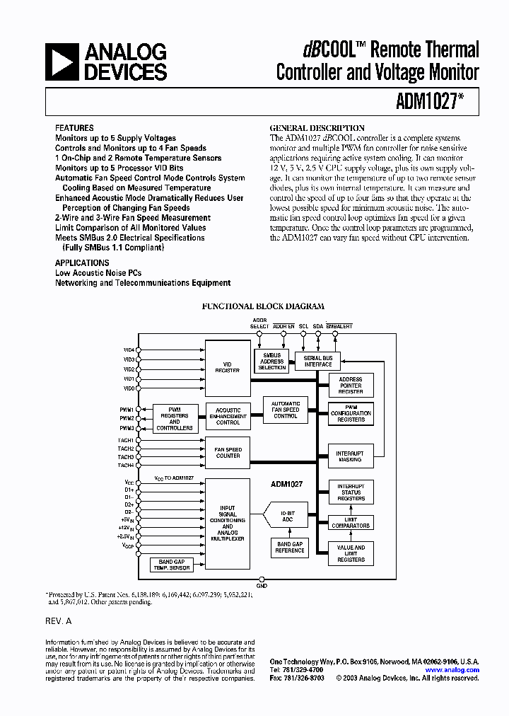 ADM1027_396951.PDF Datasheet