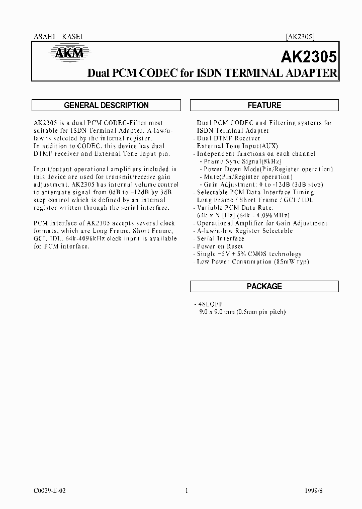 AK2305_422387.PDF Datasheet
