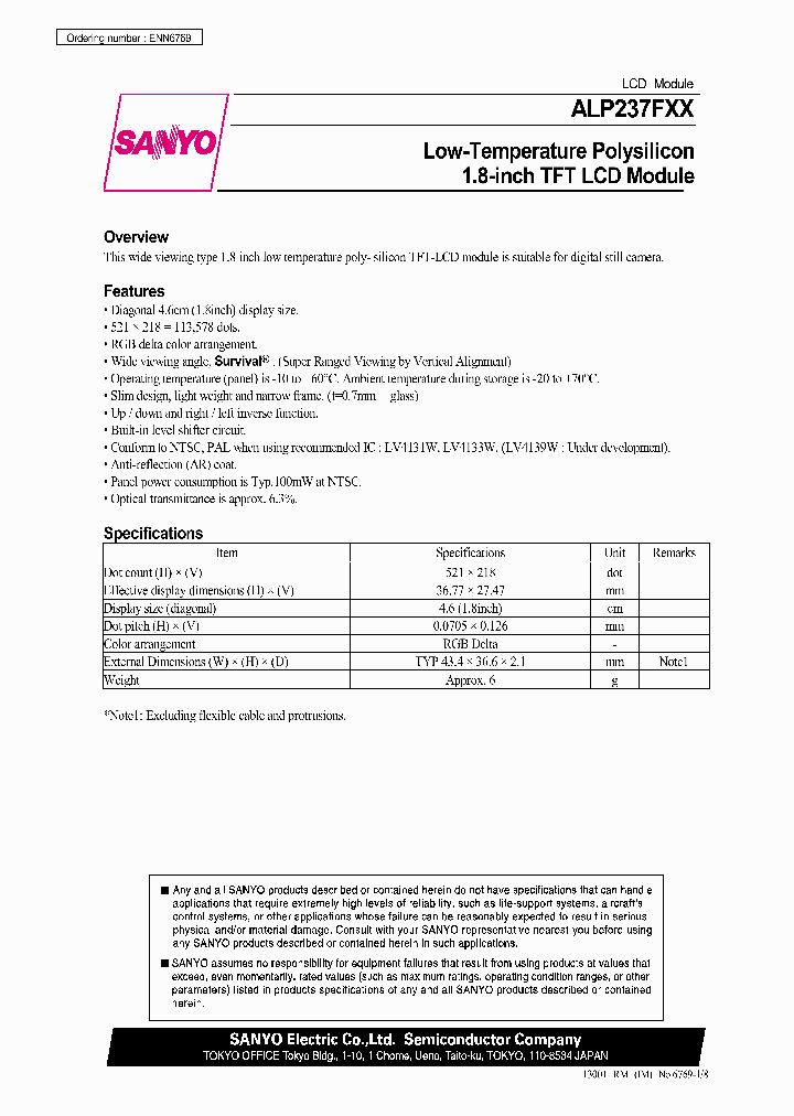 ALP237FXX_431059.PDF Datasheet