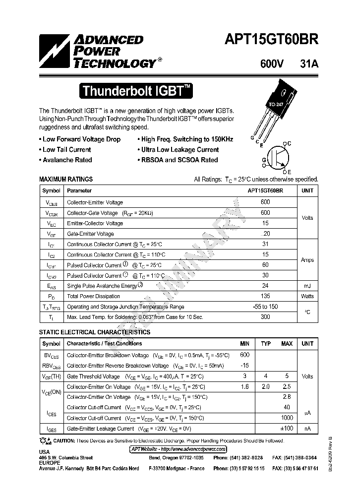 APT15GT60BR_416120.PDF Datasheet