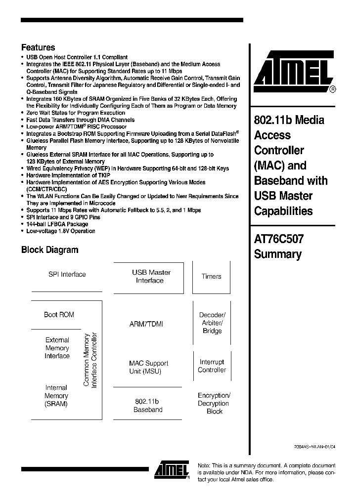 AT76C507_395672.PDF Datasheet