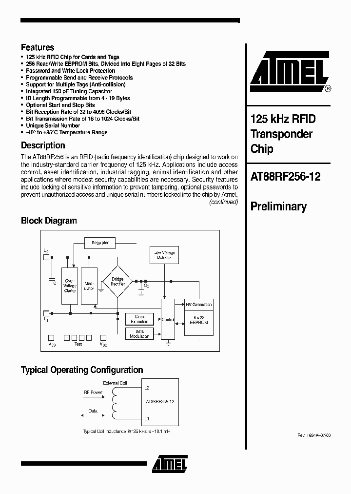 AT88RF256-12_412523.PDF Datasheet