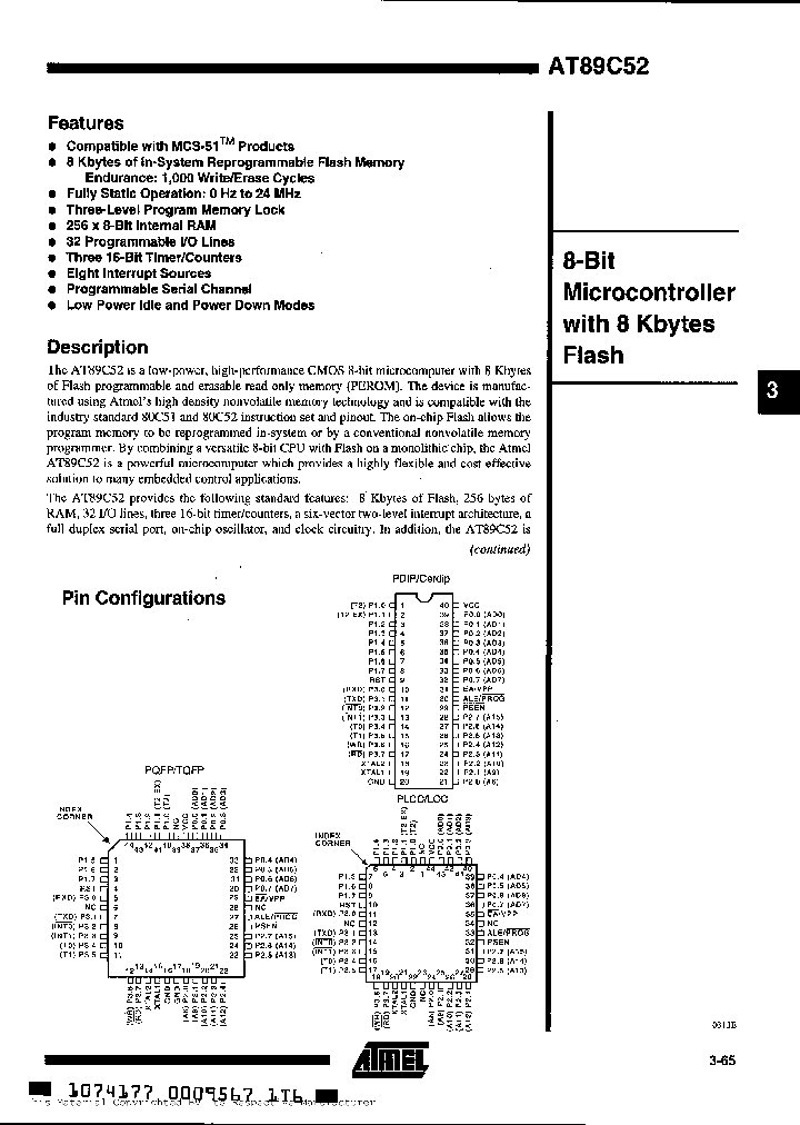 AT89C52-12DM_394429.PDF Datasheet