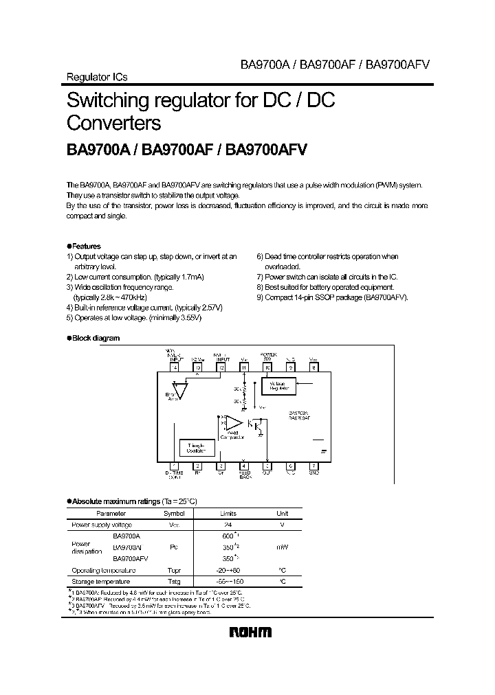 BA9700_94081.PDF Datasheet