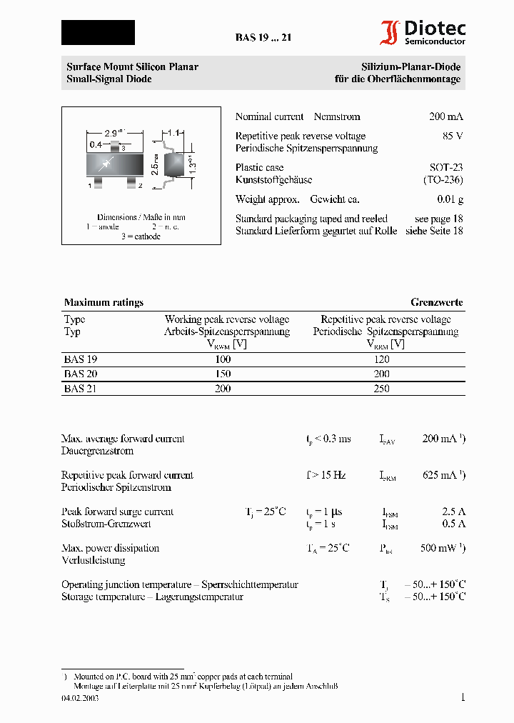 BAS20_432505.PDF Datasheet