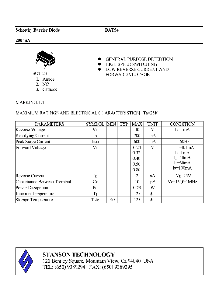BAT54_433971.PDF Datasheet
