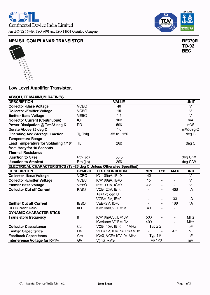 BF370R_433721.PDF Datasheet