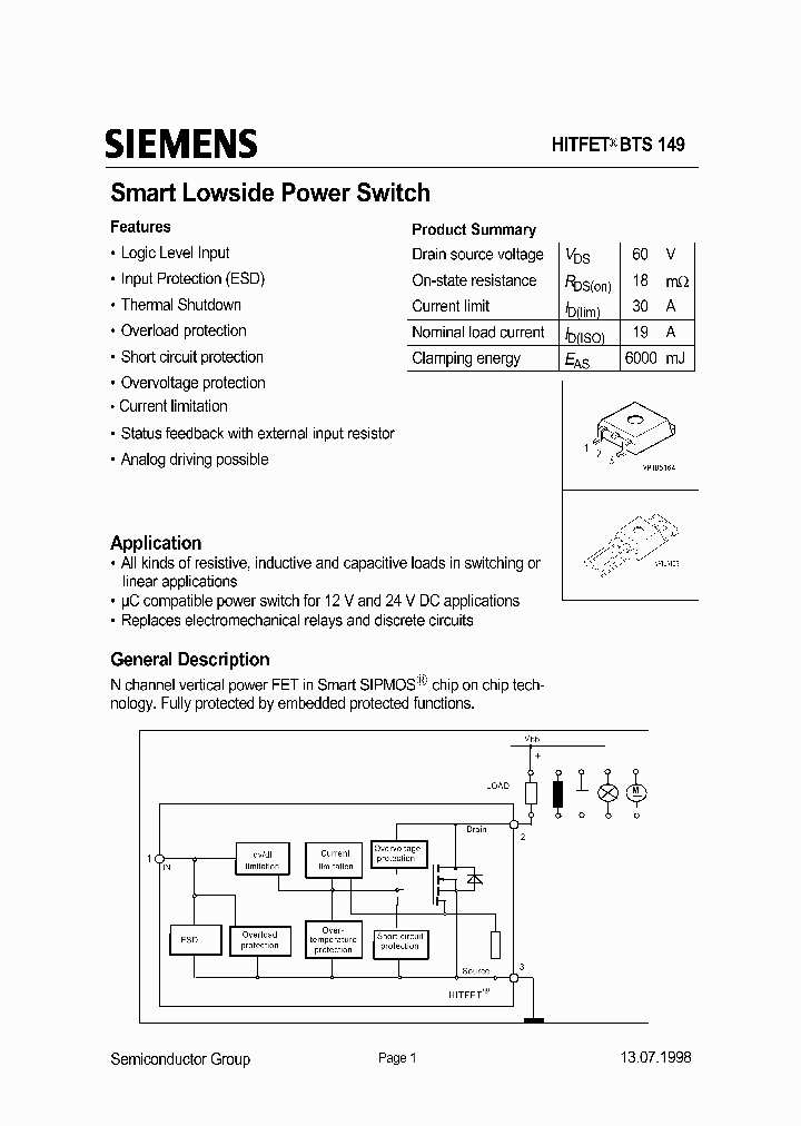 BTS149_387831.PDF Datasheet