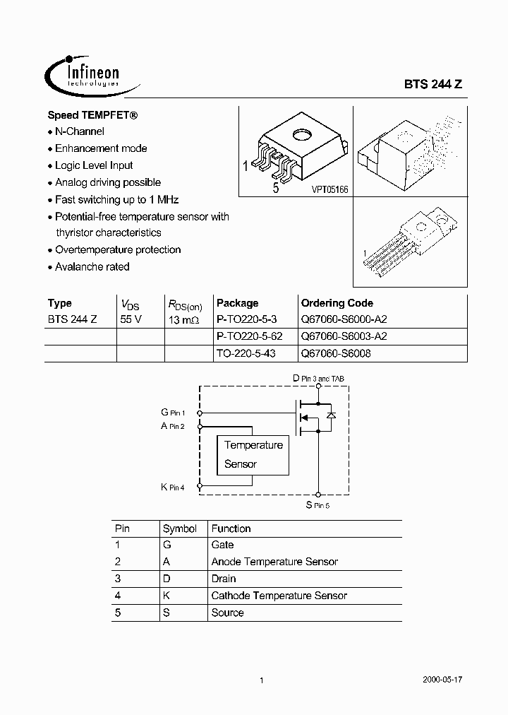 BTS244Z_400053.PDF Datasheet