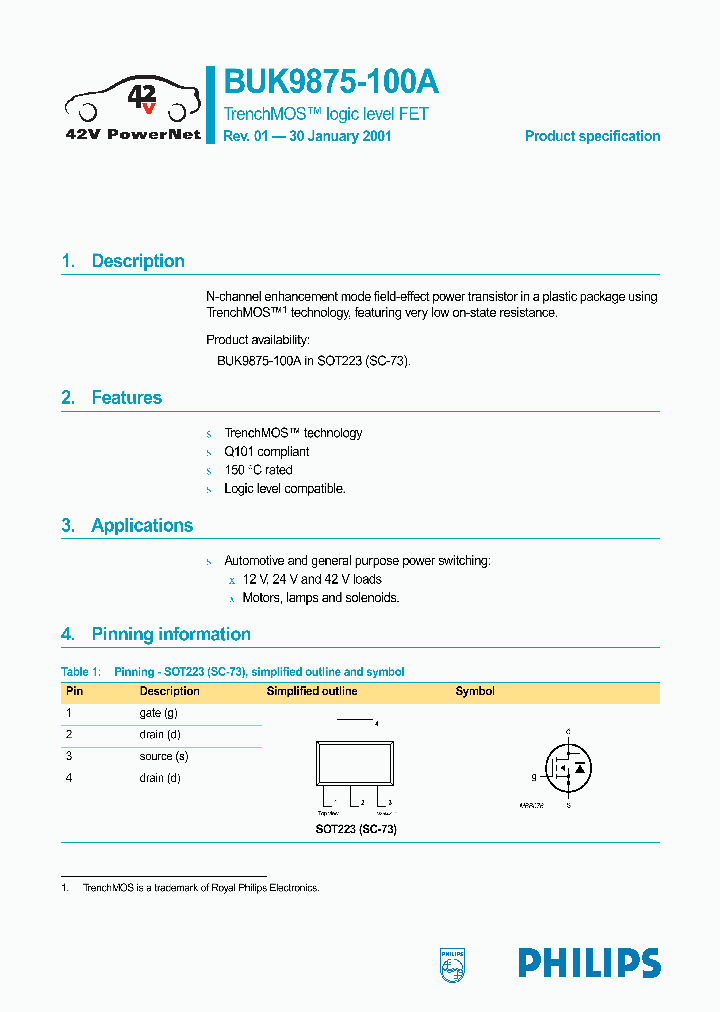 BUK9875-100A_231710.PDF Datasheet