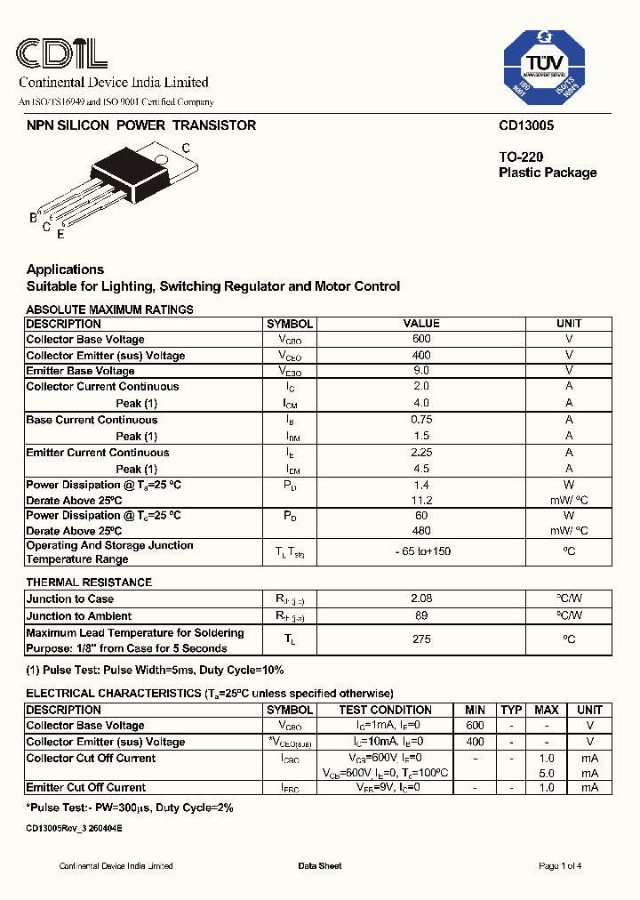 CD13005A_395725.PDF Datasheet