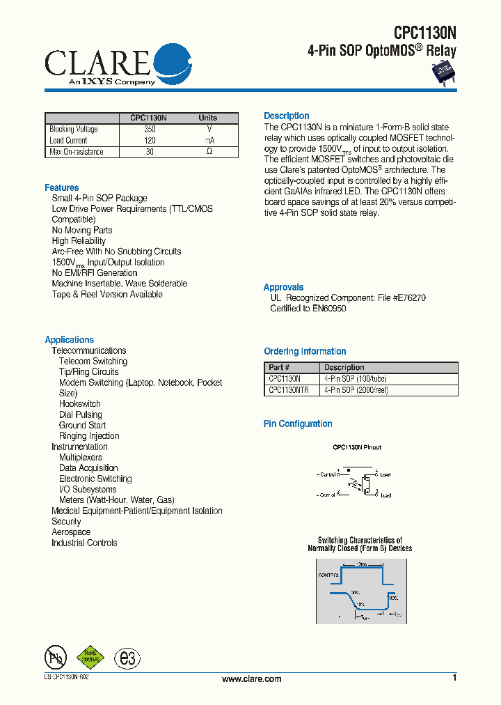 CPC1130N_392428.PDF Datasheet