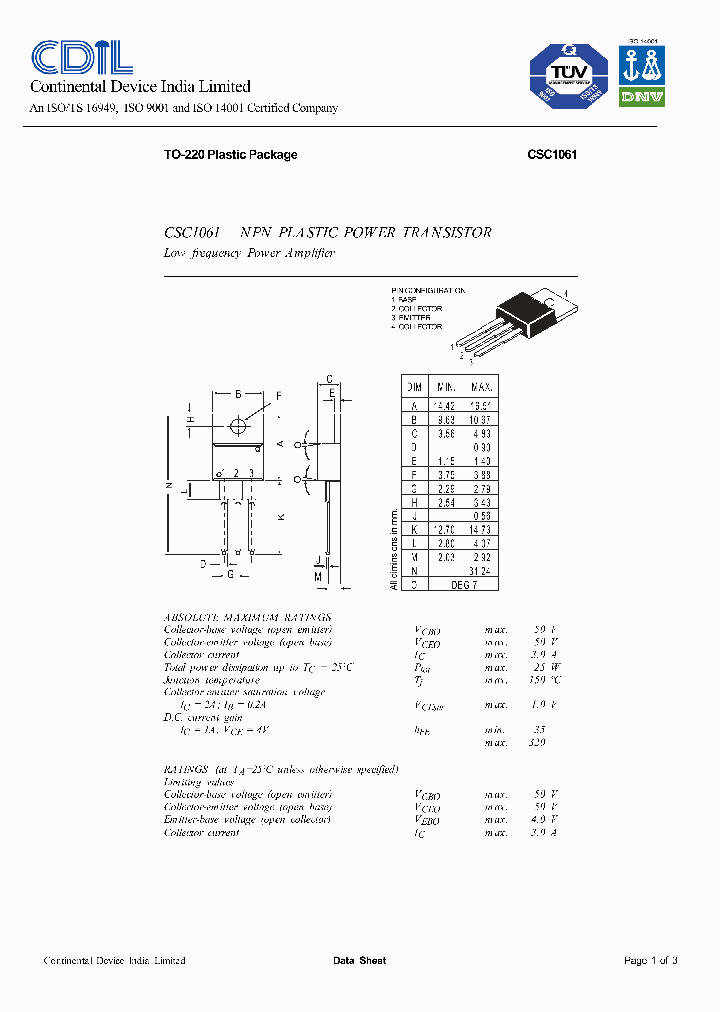 CSC1061A_407462.PDF Datasheet