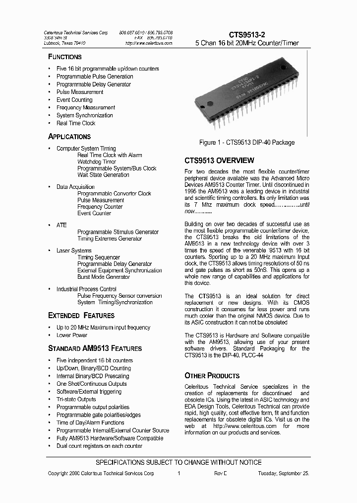 CTS9513_424925.PDF Datasheet