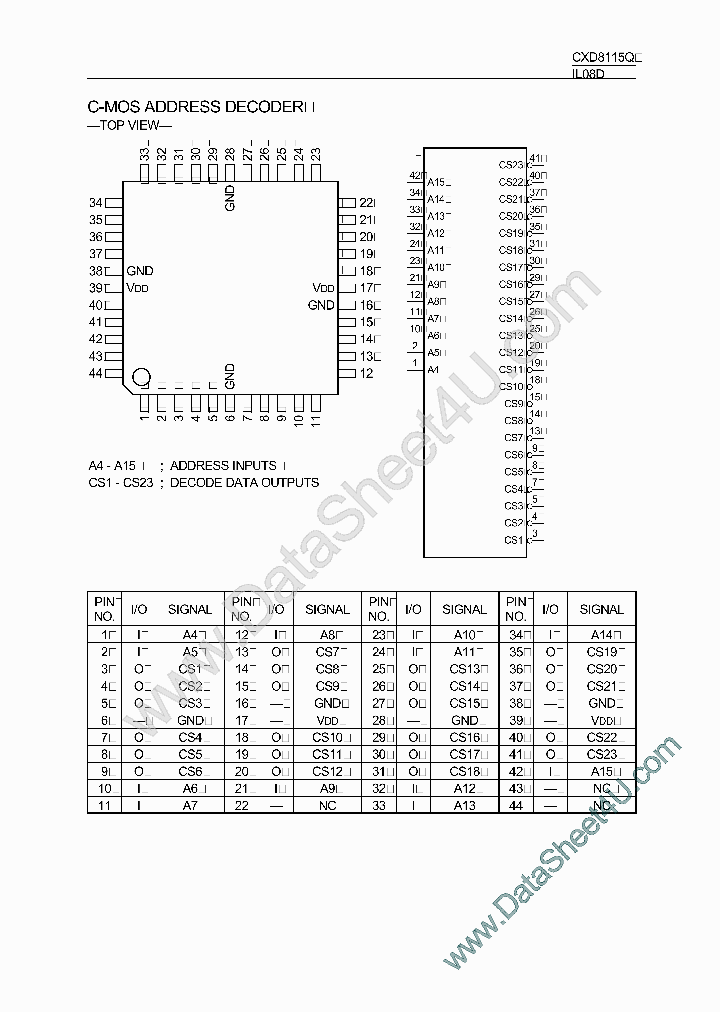 CXD8115Q_412595.PDF Datasheet