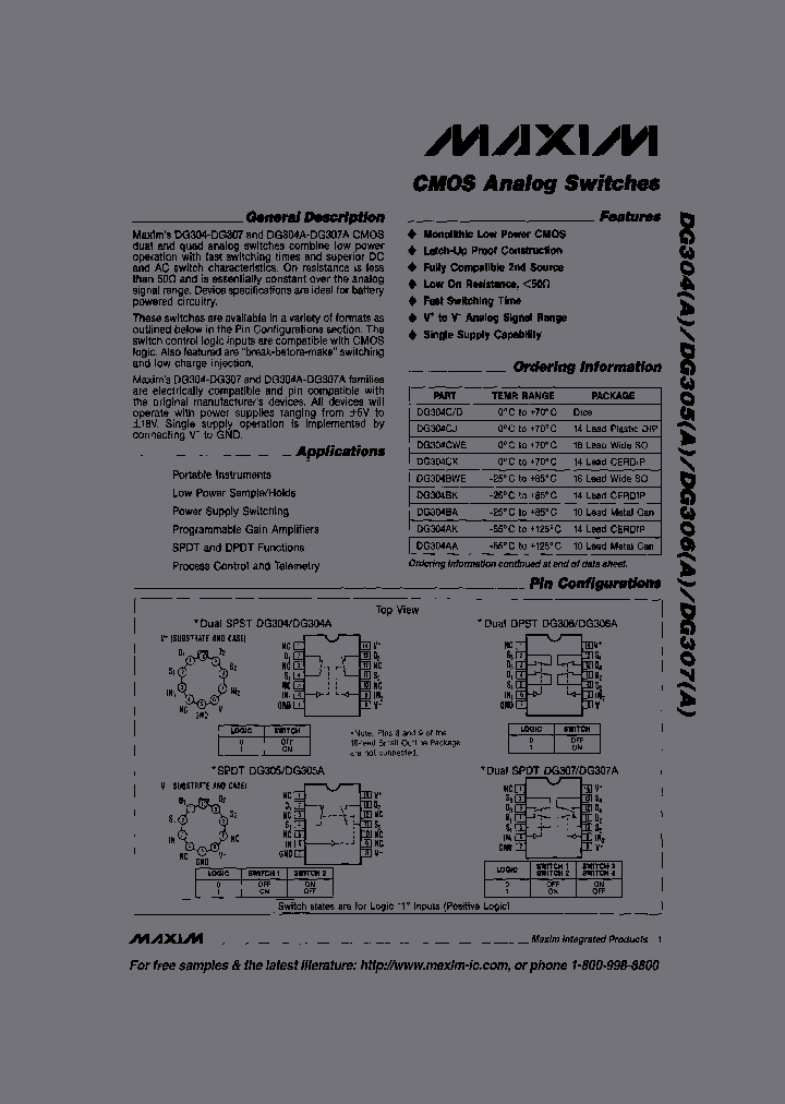 DG307BK_38624.PDF Datasheet