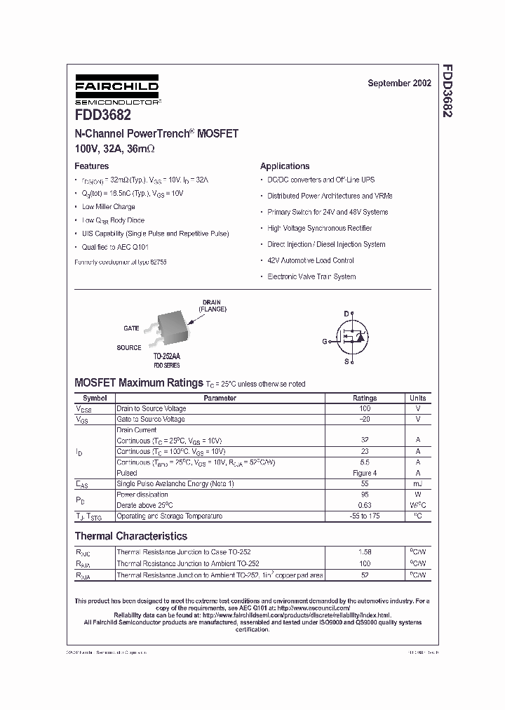 FDD3682_386705.PDF Datasheet