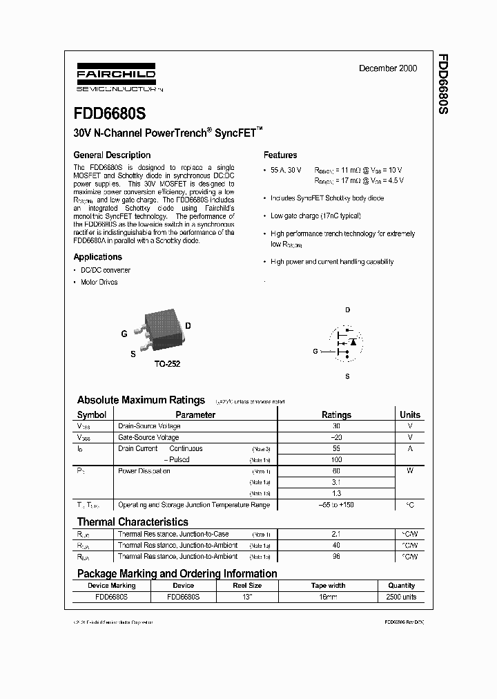 FDD6680S_433353.PDF Datasheet