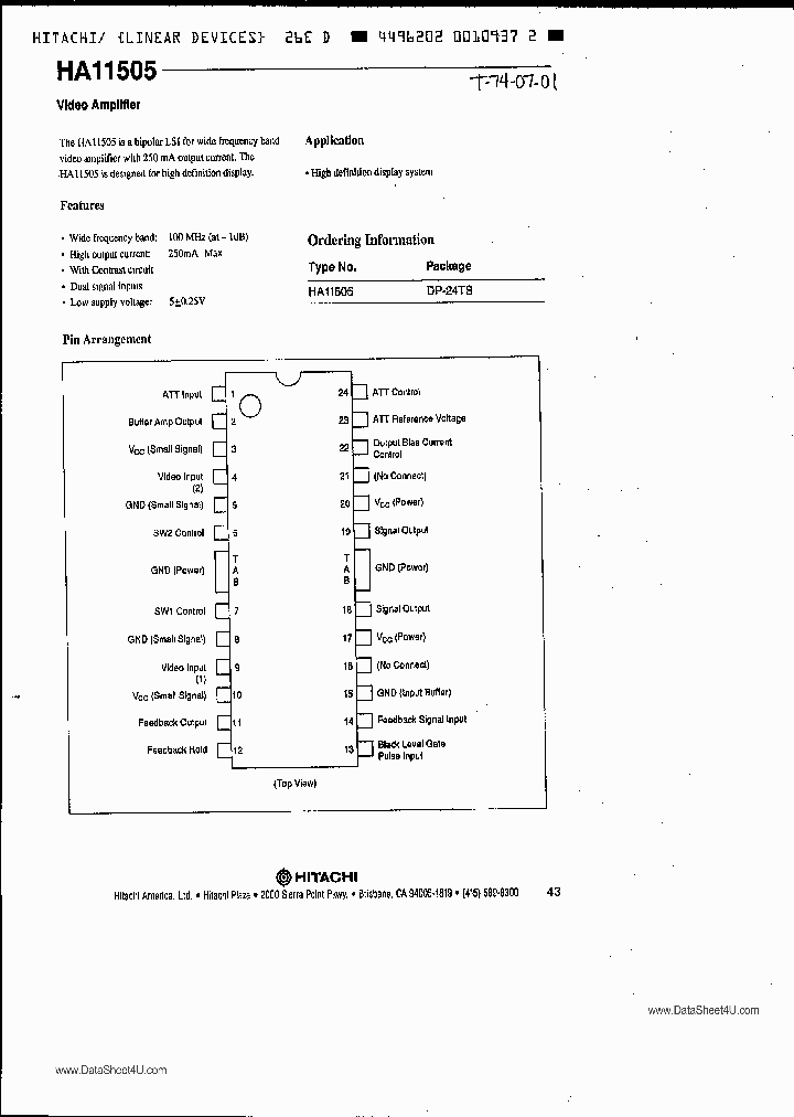 HA11505_394249.PDF Datasheet