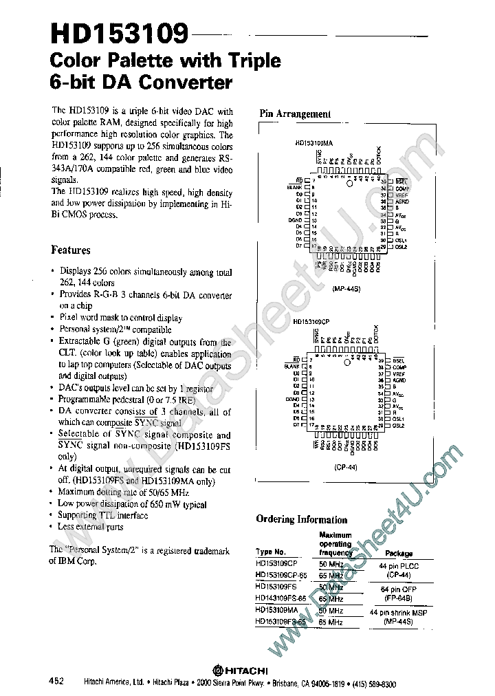 HD153109_394793.PDF Datasheet