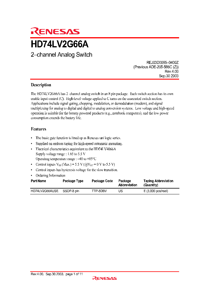 HD74LV2G66A_430747.PDF Datasheet