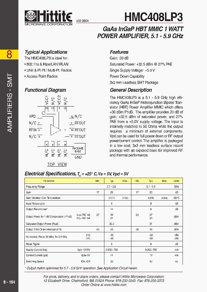 HMC408LP3_396728.PDF Datasheet