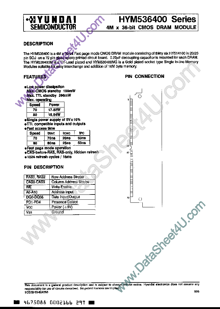 HYM536400_391719.PDF Datasheet