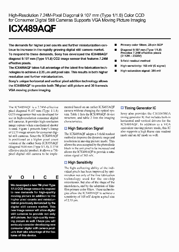 ICX489AQF_399507.PDF Datasheet